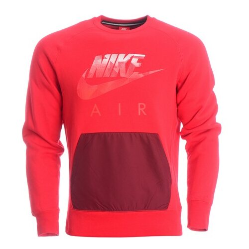 Nike muška majica AW77 FLC CREW-HYBRID 678938-657 Slike