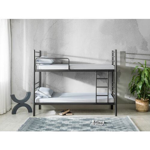 HANAH HOME R10 - black (90 x 190) black bunk bed Cene