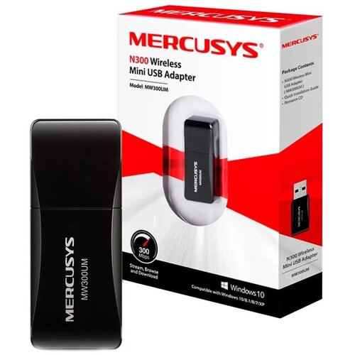 Mercusys N300 300mbps (mw300um) brezžični usb mini adapter Cene