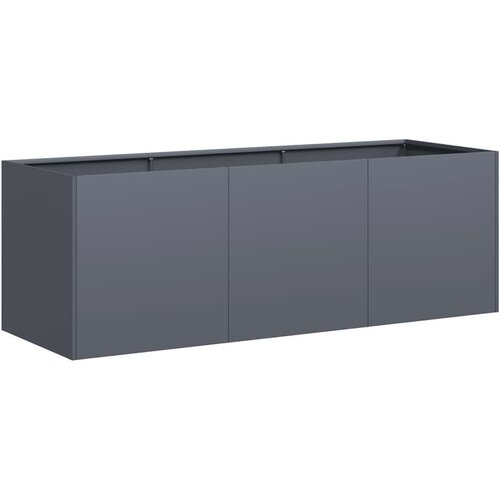 VidaXL Sadilica antracit 120x40x40 cm od hladno valjanog čelika Slike