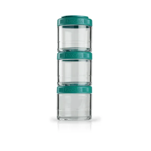 BlenderBottle GoStak™ prošireni set - 3 x 100 ml - teal