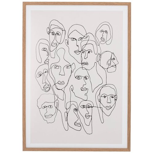 Bloomingville zidna slika u okviru Chichi, 72 x 52 cm Cijene