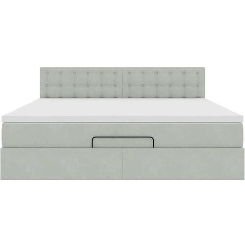 Otomanski krevet s madracem&amp;amp;amp LED 180x200cm bar&amp;scaron;unasti Slike