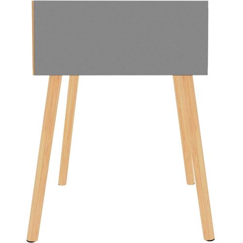 VidaXL noćni ormarići 2 kom sivi 40 x 40 x 56 cm od iverice Slike