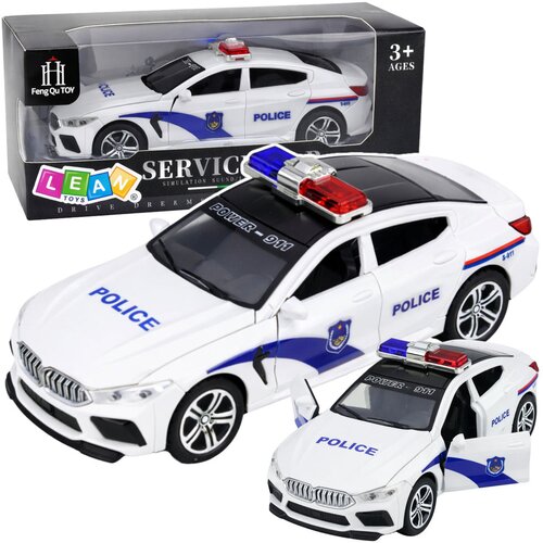  Policijski avto za igro POLICE - bela Cene