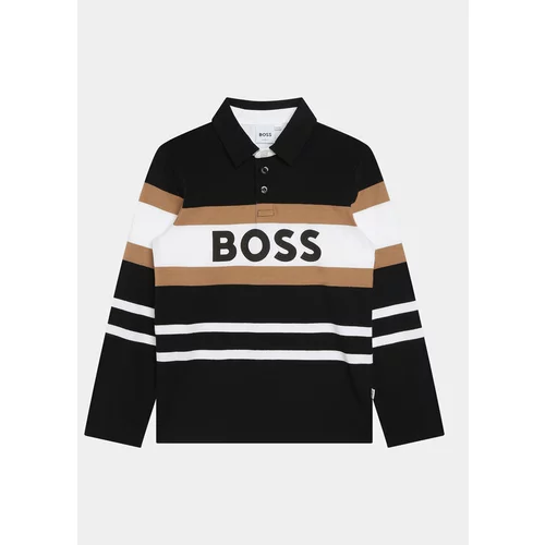 Boss Polo majica J25O96 D Črna Regular Fit