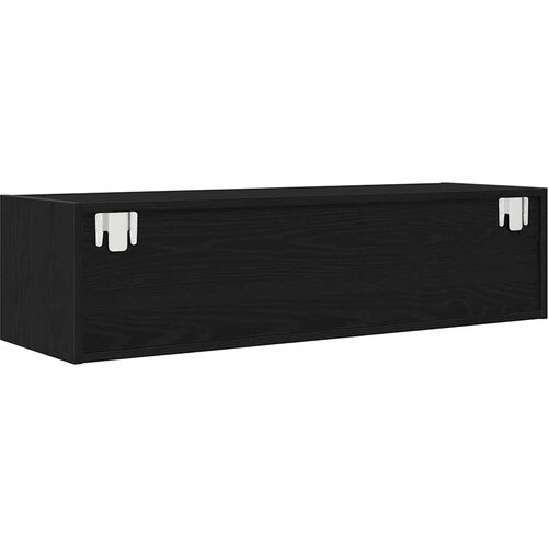  ormar Zidne Crni hrast 100 x 31 x 25,5 cm Konstruirano drvo Slike
