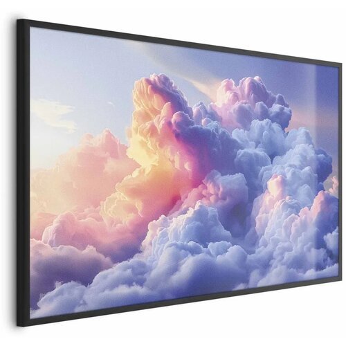 Plakat Clouds Like Painted: Artistic Dawn Brushes Painting the Sky 42x29.7 Crni okvir Cijene