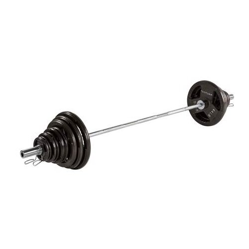 Tunturi Olympic 3-Grip Barbell Set, 100 kg, (20702183) Cene