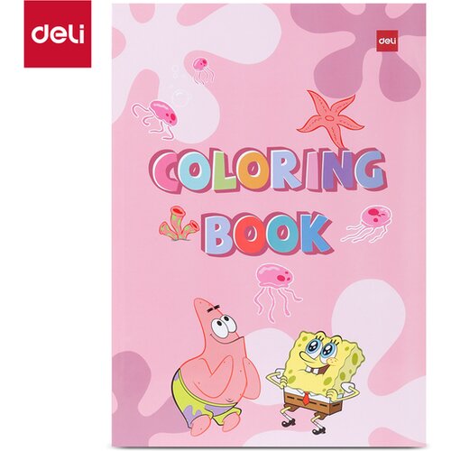 Deli Bojanka Sunđer Bob 250x176mm 12 lista 120g EN053 Slike