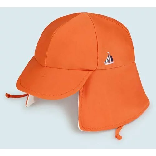 Mayoral Dječja kapa sa šiltom boja: narančasta, s tiskom