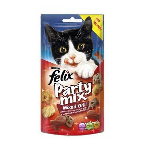 Felix cat party mix mixed grill 60 g Slike
