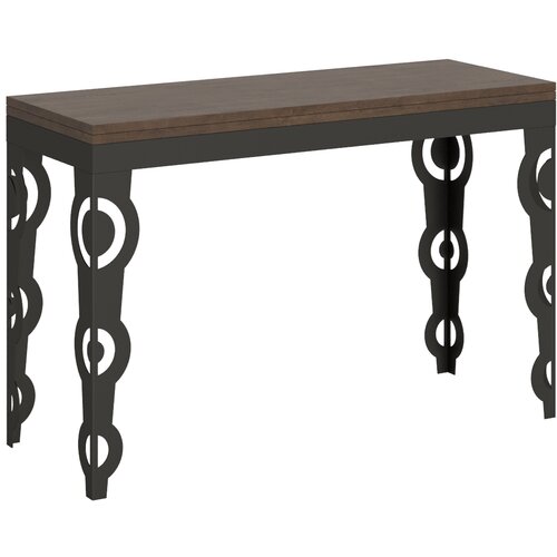 Itamoby   Karamay Double (120x45/90 cm) - oreh, barva nog: antracit - preklopna jedilna miza, (20842829) Cene