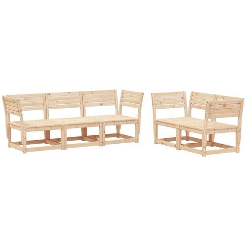 Maison Chic Seti vrtnega pohištva - Vrtna garnitura - Vrtni pohištvo set 5-delna trdna borovina, (21820823) Cene