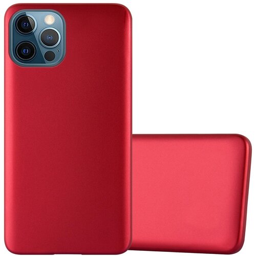 Cadorabo Case, združljiv z Apple v kovinsko rdeči - za&scaron;čitni pokrov, narejen iz fleksibilnega silikona TPU, (20583578) Cene