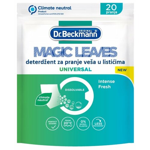 Dr. Beckmann dr.beckmann magic leaves universal-deterdžent za pranje veša u listićima 20/1 Slike