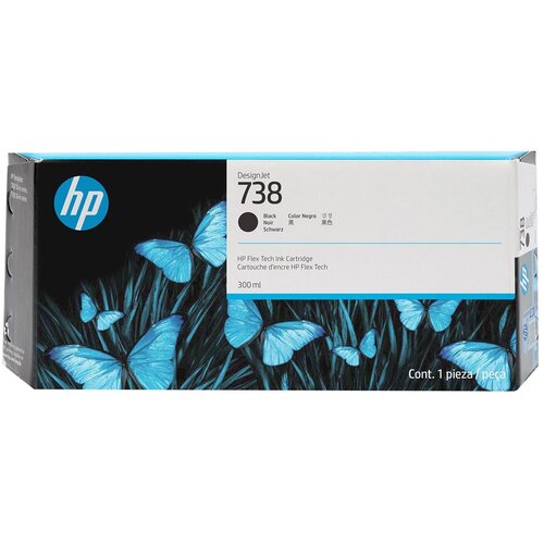 HP Tinte 738 498N8A Schwarz&amp;quot; Slike