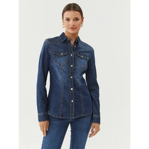 Gaudi Jeans jakna 321BD46001 Mornarsko modra Regular Fit