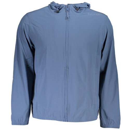 Calvin Klein MEN&amp;#039;S BLUE ZIPPED SWEATSHIRT Slike