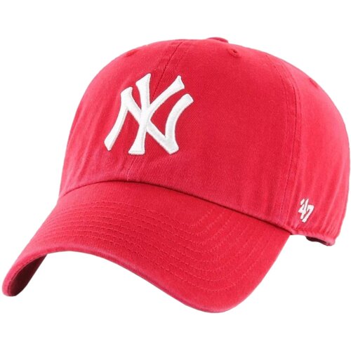 47 Brand Kape s &scaron;iltom New York Yankees Clean Up Cap Rdeča Cene