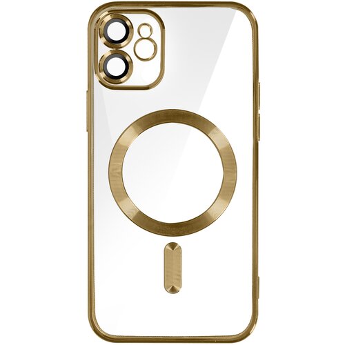 AVIZAR MagSafe ovitek za iPhone 11 Silikonska za&scaron;cita kamere Outline Chrome zlato, (20575162) Cene