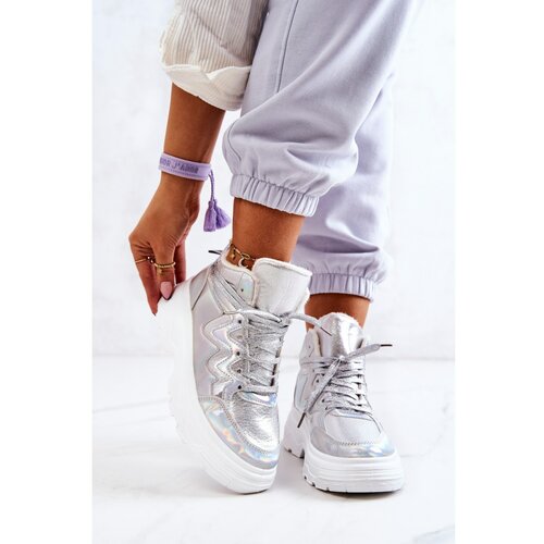 Kesi Sporty Boots Insulated Silver Joenne Slike