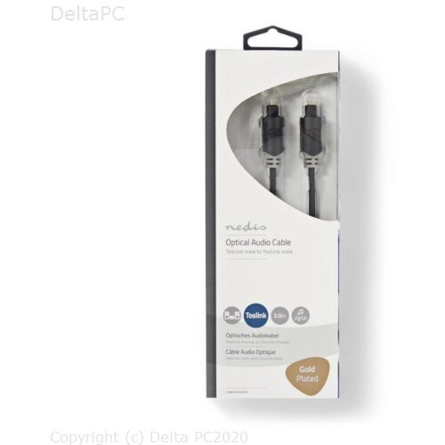 Nedis Opticki Audio Kabel TosLink M - TosLink M 2.0m Anthracite Cijene