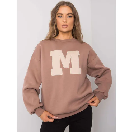 ex moda Sweatshirt-EM-BL-617-1.34X-light brown