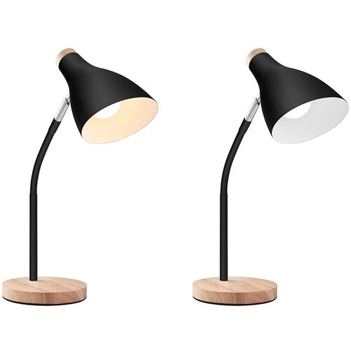 Tracer Stona lampa Scandi E27 max 40W drvo-crna Scandi Black Slike