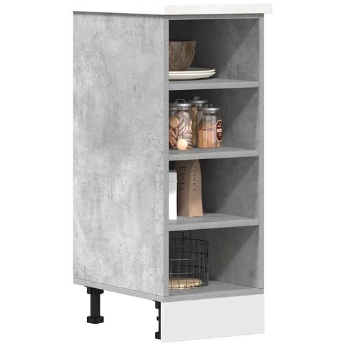 VidaXL Donji dio ormarića Beton sivi 30x44,5x81,5 cm Konstruirano drvo Slike