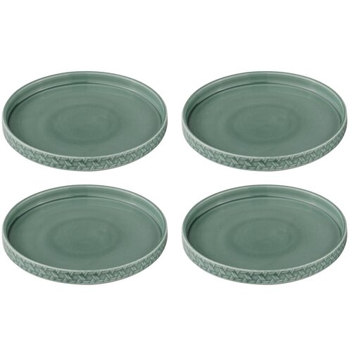 Ladelle Tirkizni desertni porculanski tanjuri u setu 4 kom ø 20 cm Heath Jade – Cijene