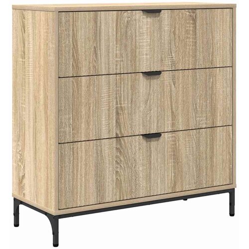VidaXL Ormarić / Komoda sonoma hrast 79,5 x 33 x 82 cm Konstruirano drvo Slike