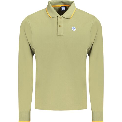 North Sails LONG SLEEVE POLO MEN GREEN Slike