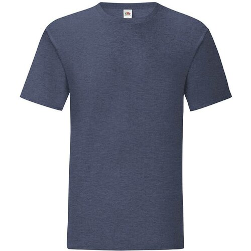Fruit Of The Loom Navy blue Iconic combed cotton t-shirt Cene