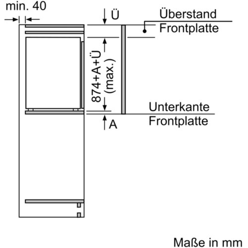 Siemens IQ100 KI22LNSE0 Vgradni brez Slike