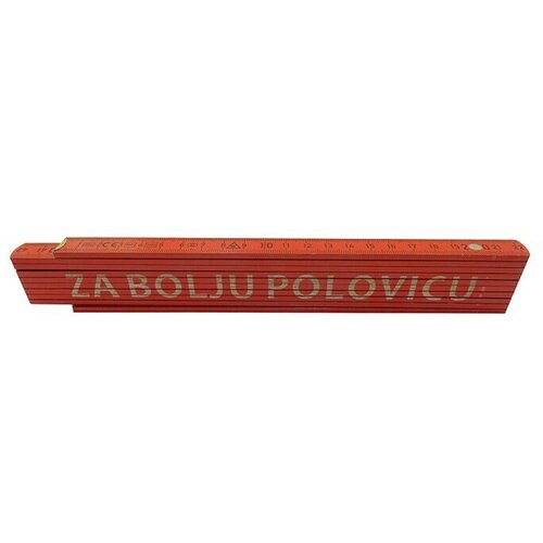  Zidarski metar (Duljina: 2 m, Natpis: Za bolju polovicu) Slike