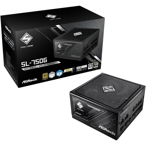 AsRock SL-750G Steel Legend power supply unit 750 W 20+4 pin ATX ATX Black Cijene