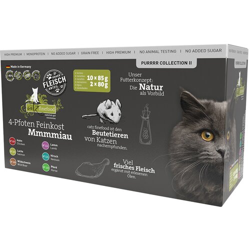 Catz finefood Purrrr vrečke v me&amp;scaron;anem pakiranju - Purrrr Collection II 12 x 80/85 g Slike