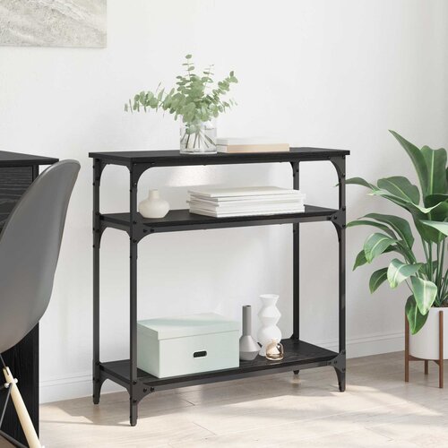  Konzolna stolica Crni hrast 75 x 29 x 75 cm Konstruirano drvo Cene