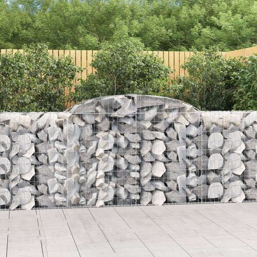  Lučne gabionske košare 4 kom 300x50x100/120cm pocinčano željezo Cijene