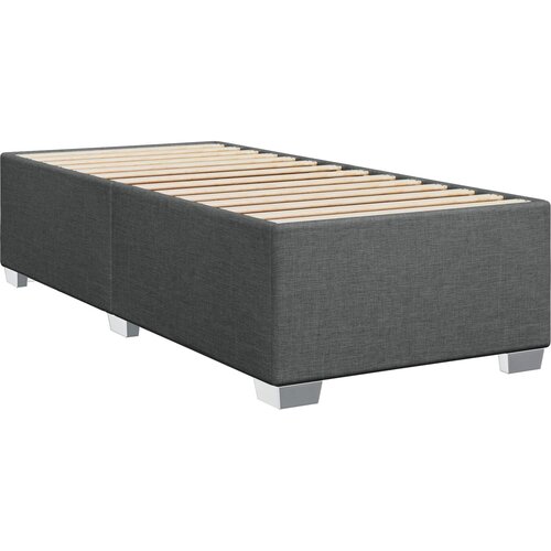  s box springom, madracem i LED-om Tamnosiva 90 x 190 cm Slike
