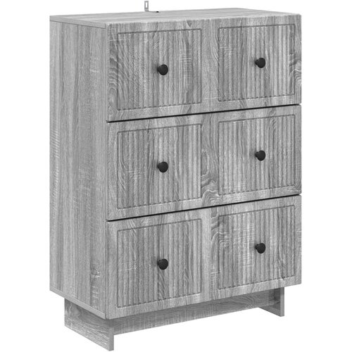  Ormar s ladicama Siva sonoma 66 x 34,5 x 90 cm Cijene