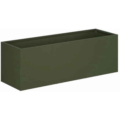  Vrtna saksija Maslinastozelena 40 x 20 x 20 cm Čelična vrata - Maslinastozelena 40 x 20 x 20 cm 1 Slike