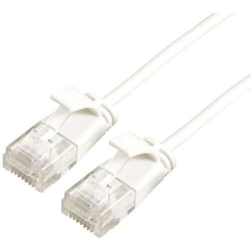 Roline 21.15.0978 RJ45 omrežni kabel\, patch kabel cat 6a u/utp 0.15 m bela 1 kos, (20420328) Cene
