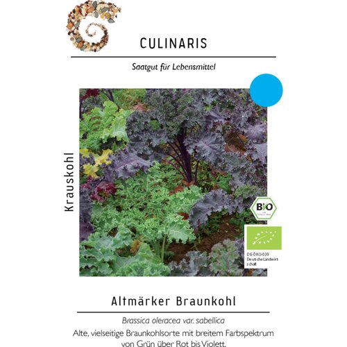 Culinaris Ekolo&scaron;ki ohrovt Altm&auml;rker Braunkohl - 50 zrn. Cene