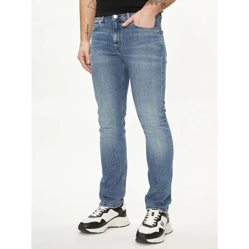 Karl Lagerfeld Jeans hlače 265840 542854 Mornarsko modra Regular Fit