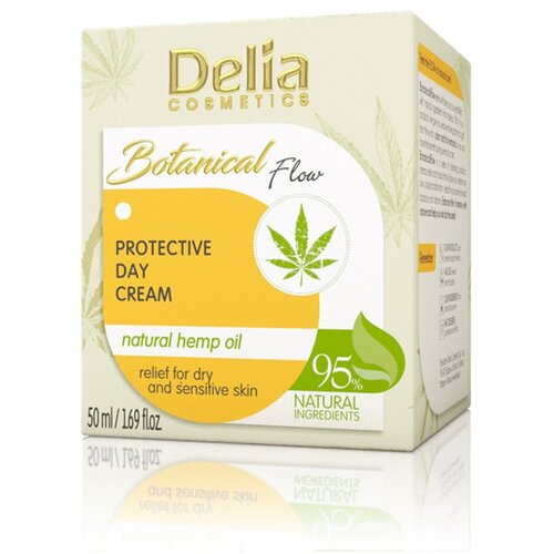 Delia BOTANICAL FLOW - Zaštitna dnevna krema - prirodno ulje konoplje 50ml Cijene