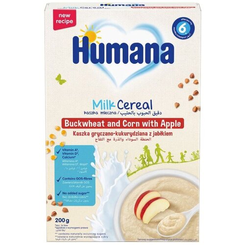 Humana mlečna instant kaša sa heljdom I jabukom 200g Cene