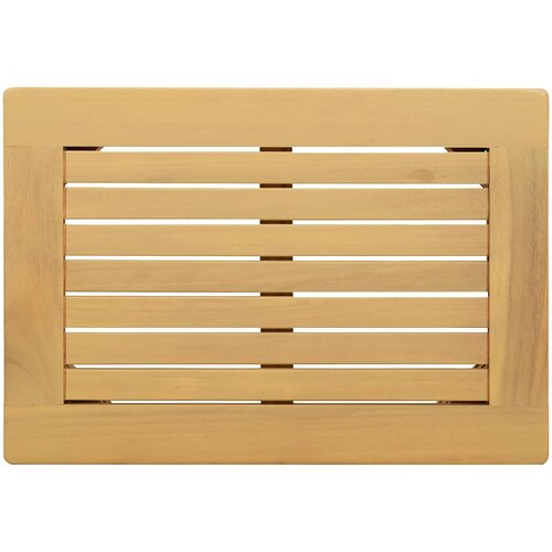  Kava Stol Svijetla akacija 50 x 35 x 36 cm Čvrsto drvo akacije Slike