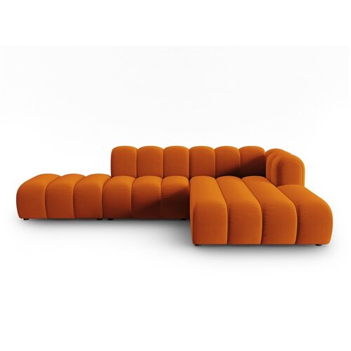 Micadoni Home Oranžna kotna sedežna garnitura (desni kot) Lupine &amp;ndash; Slike